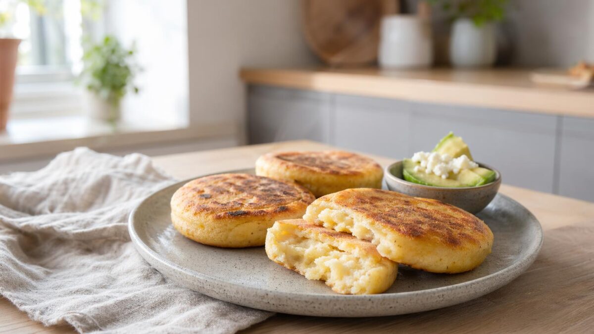 Arepas – venezuelanska majskakor den perfekta lunchen för lata sommardagar och mysiga stunder