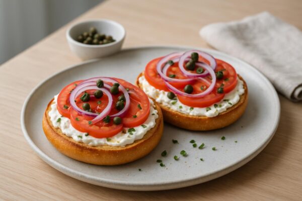 Bagels med cream cheese