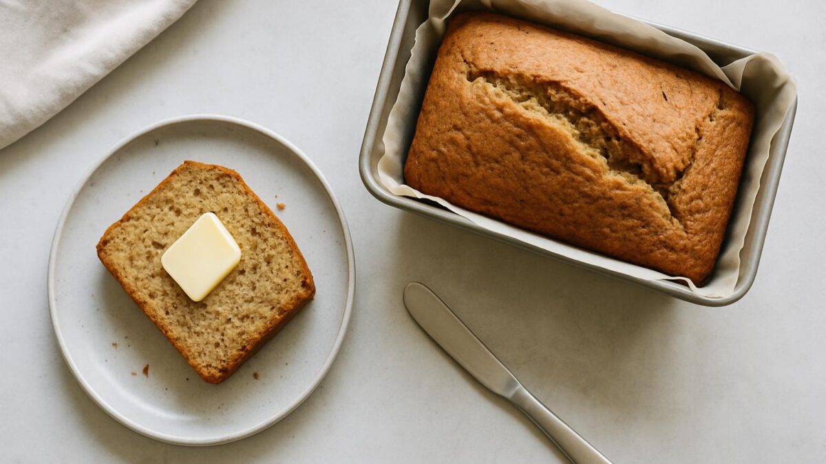 Bananbröd – saftigt och enkelt, en mysig stund till frukost eller fika.