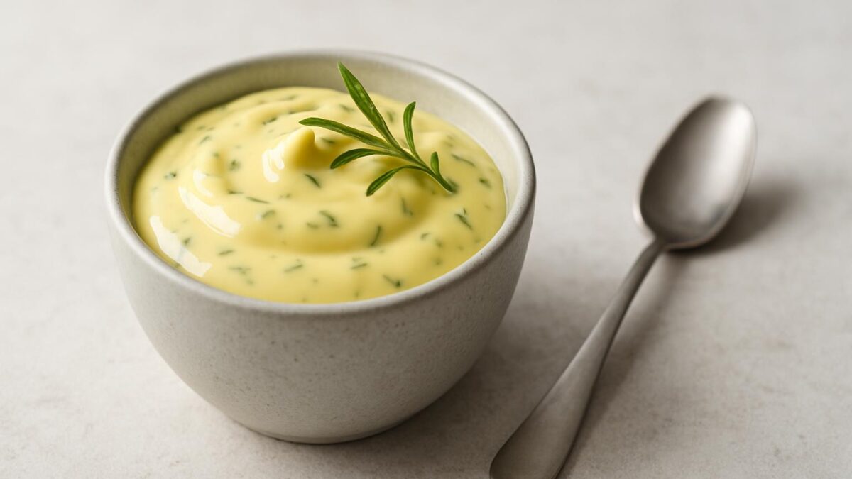 Béarnaise med dragon den perfekta såsen för grillkvällen hemma till biffen och potatisen.