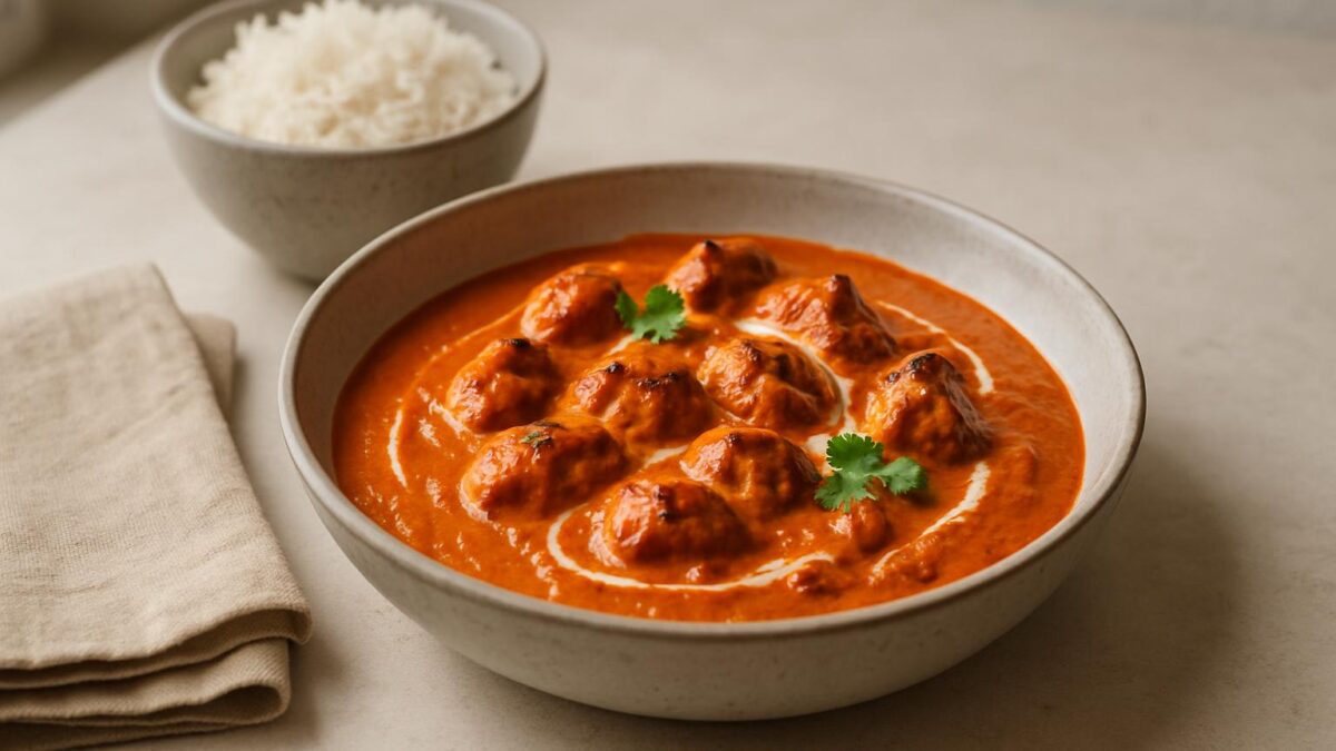 Chicken tikka masala en smakrik vardagslyx för hela familjen