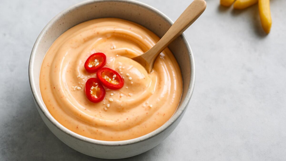 Chilimajonnäs ger krämig hetta som lyfter burgare och tacos.