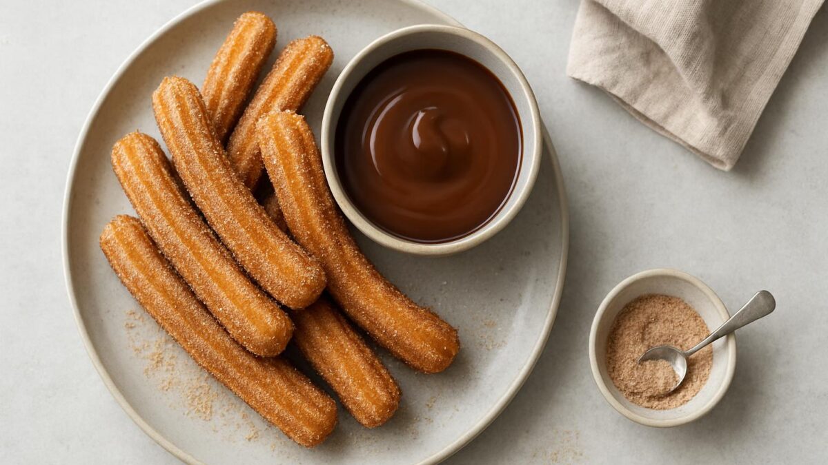 Churros med chokladsås - den perfekta fikaupplevelsen för helgen