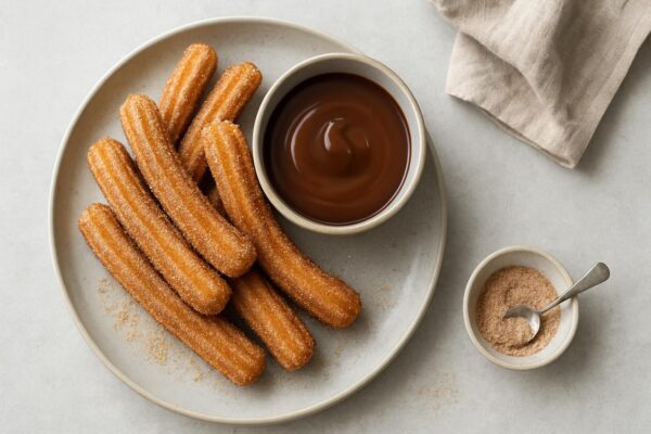 Churros med chokladsås