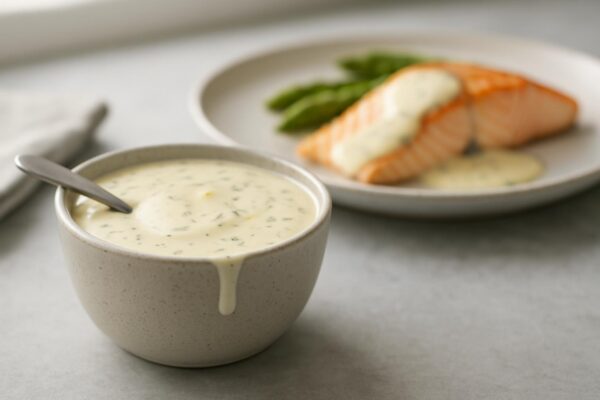 Citron- och dillsås till lax