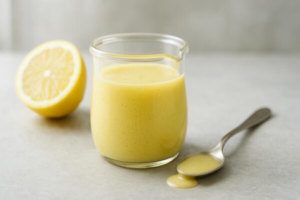 Citron- och olivoljedressing