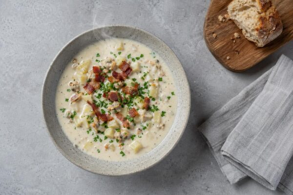 Clam chowder – krämig musselsoppa