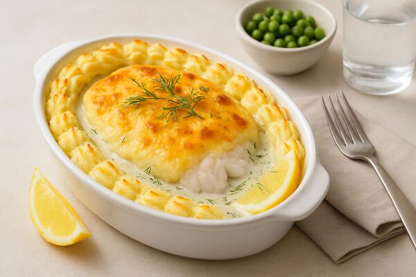 Fiskgratäng med dill och citron