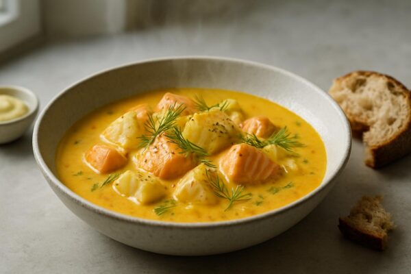 Fiskgryta med saffran