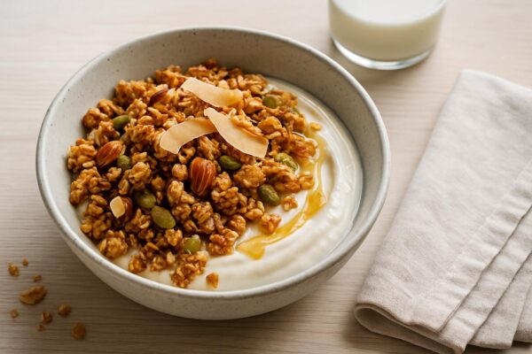 Granola med nötter och kokos