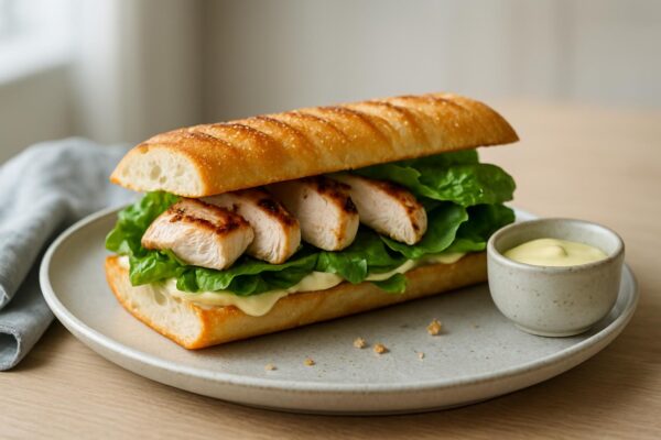 Grillad kycklingbaguette