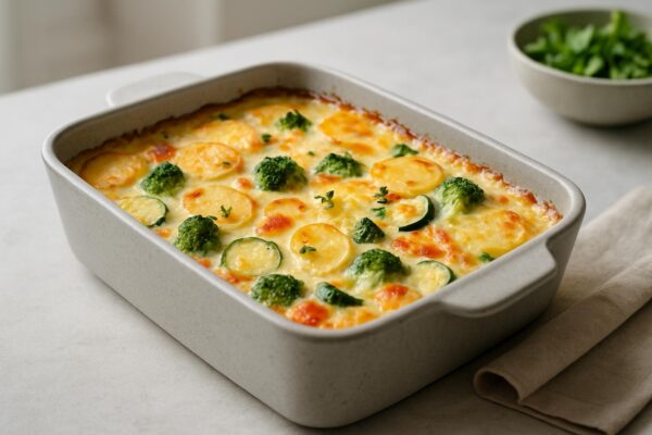 Grönsaksgratäng med ost