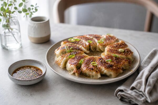 Gyoza – japanska dumplings med krispig botten