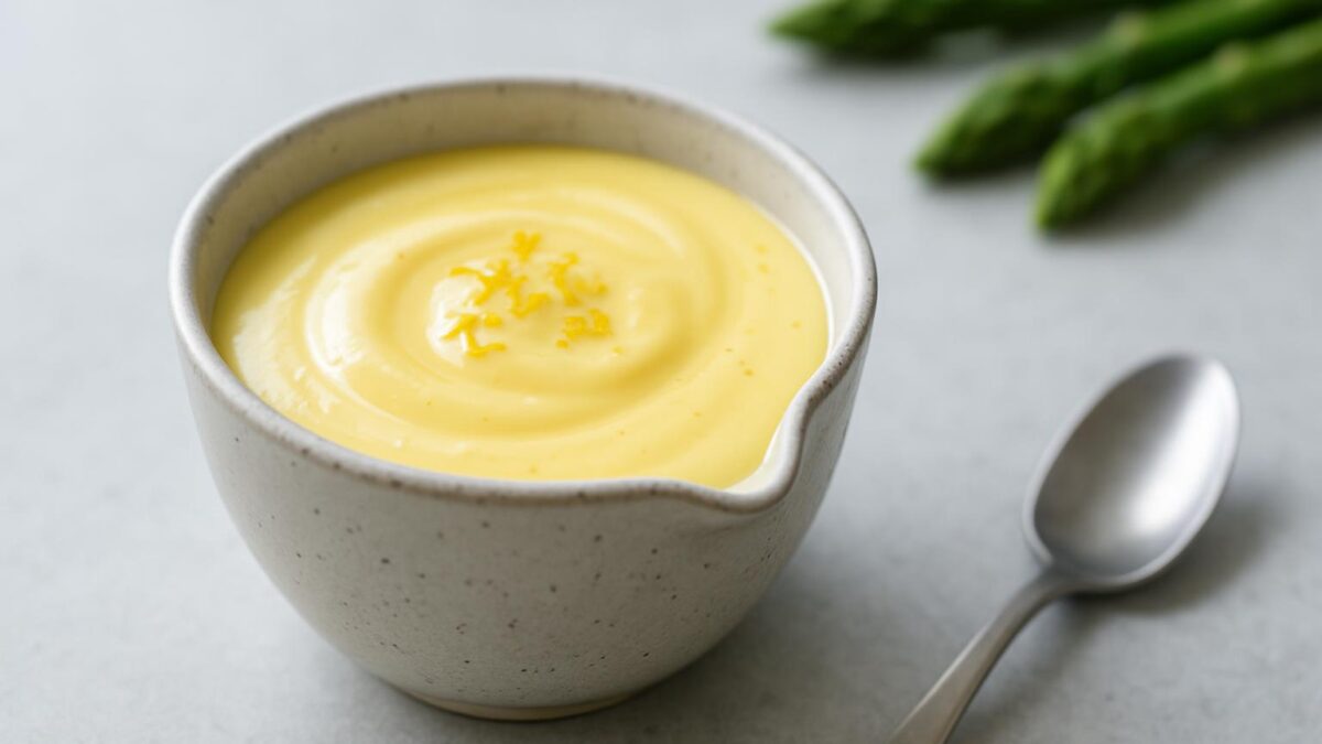 Hollandaisesås med citron en dröm till sparris och ägg Benedict för brunch