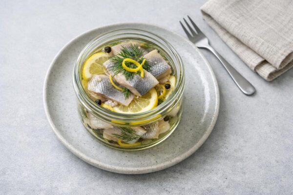 Inlagd sill med citron och dill