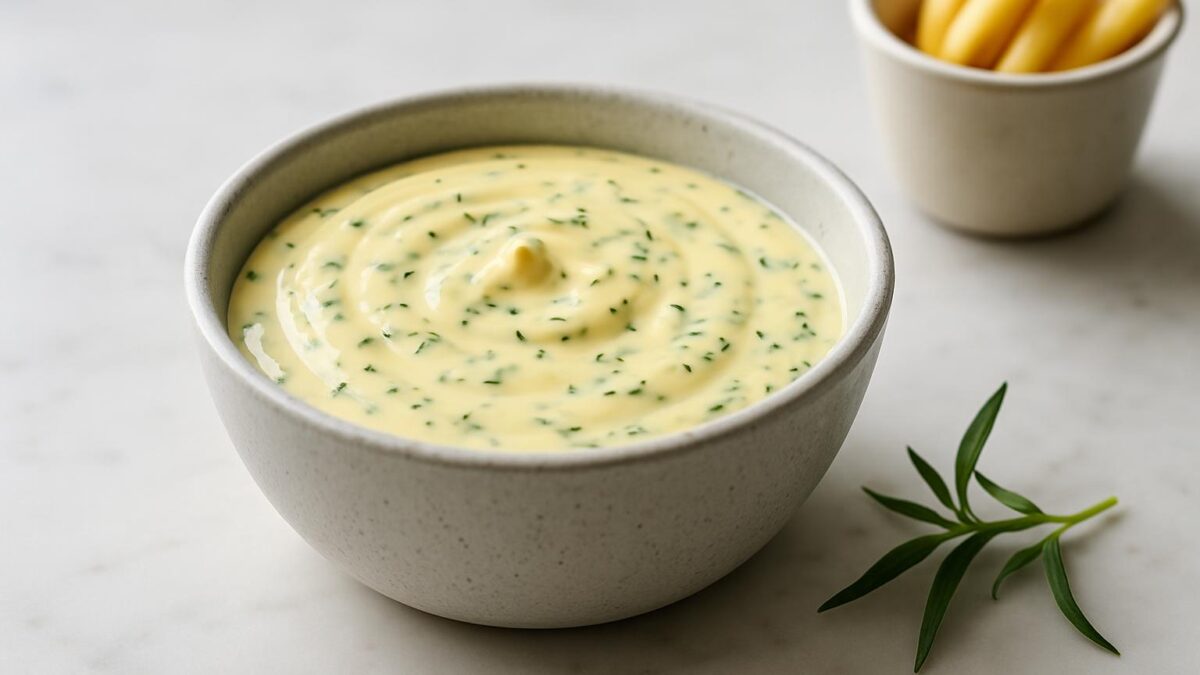 Kallrörd bearnaise den perfekta såsen till grillat och fräsch fisk