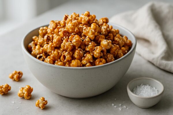 Karamelliserad popcorn