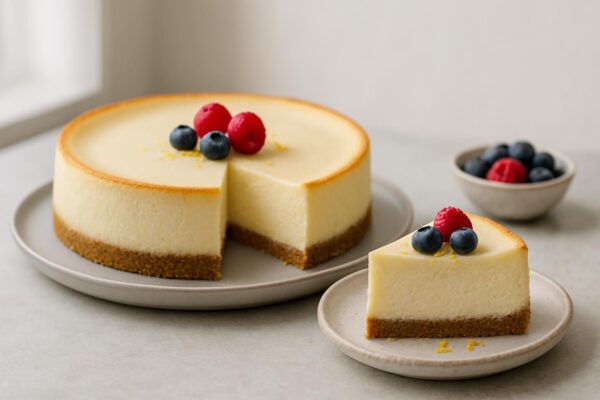 Klassisk bakad cheesecake