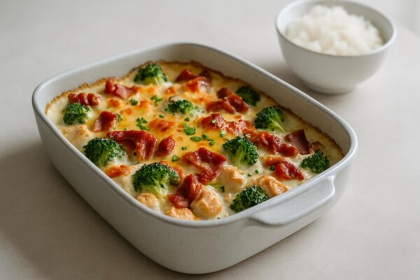 Kycklinggratäng med bacon