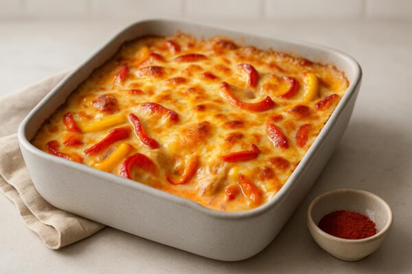 Kycklinggratäng med paprika