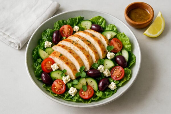 Kycklingsallad med fetaost