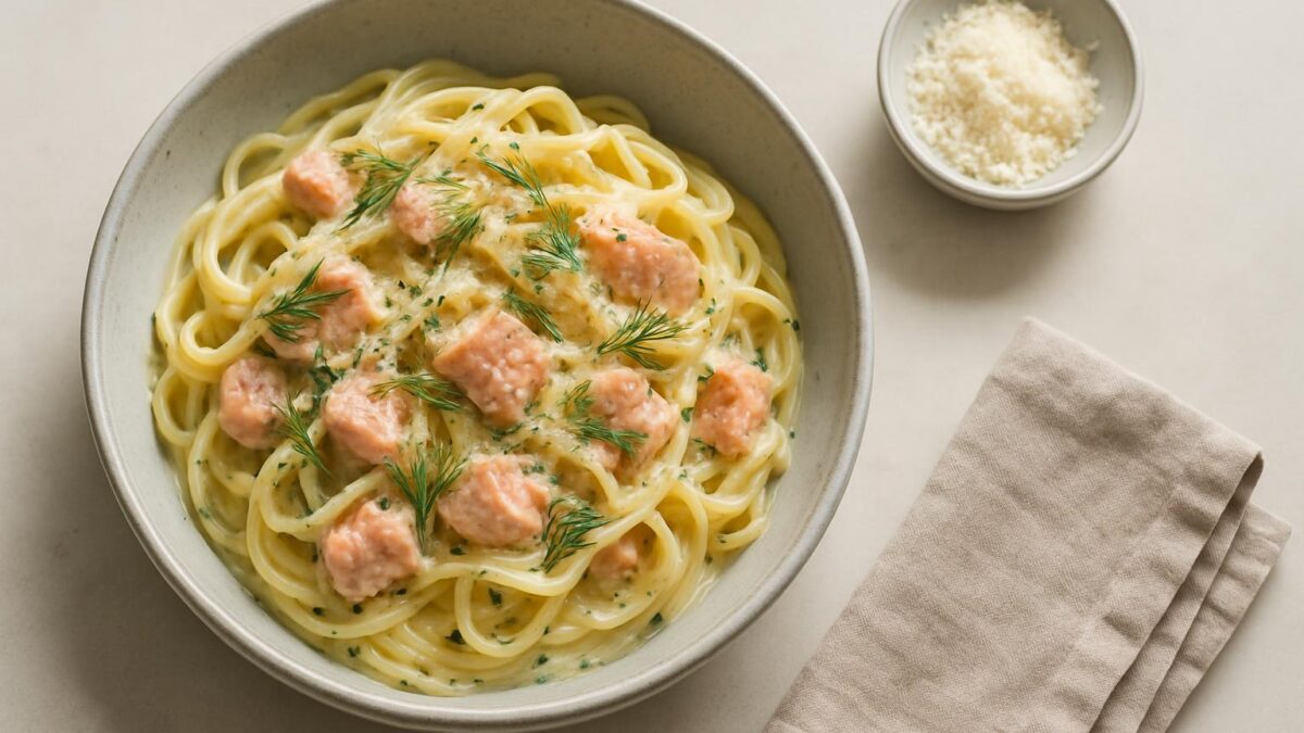 Laxpasta med dill en fräsch middag som gör vardagen lätt och glad