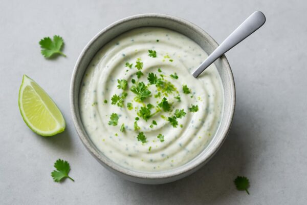 Lime- och koriandersås