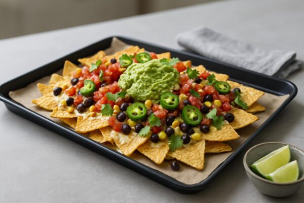 Nachos med salsa och guacamole