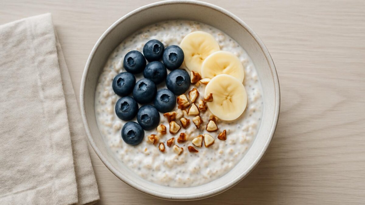 Overnight oats – krämig frukost på nolltid den perfekta starten på dagen, mjuk, krämig och mättande för alla idag