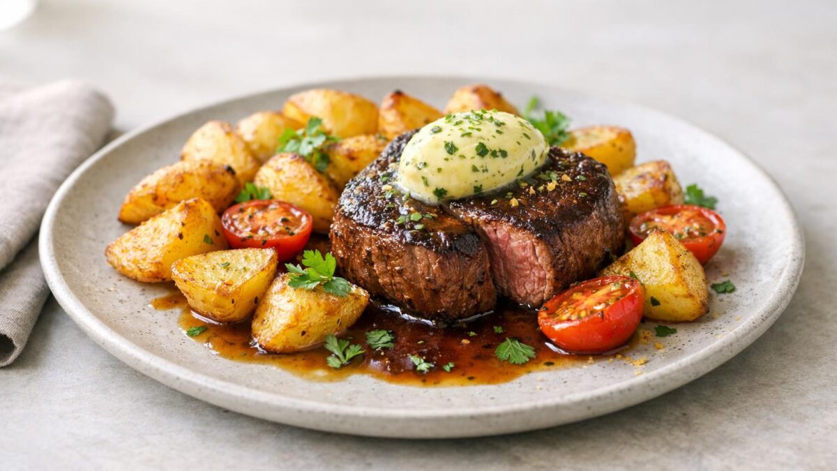 Oxfilé provencale en festlig bufféklassiker för alla tillfällen.