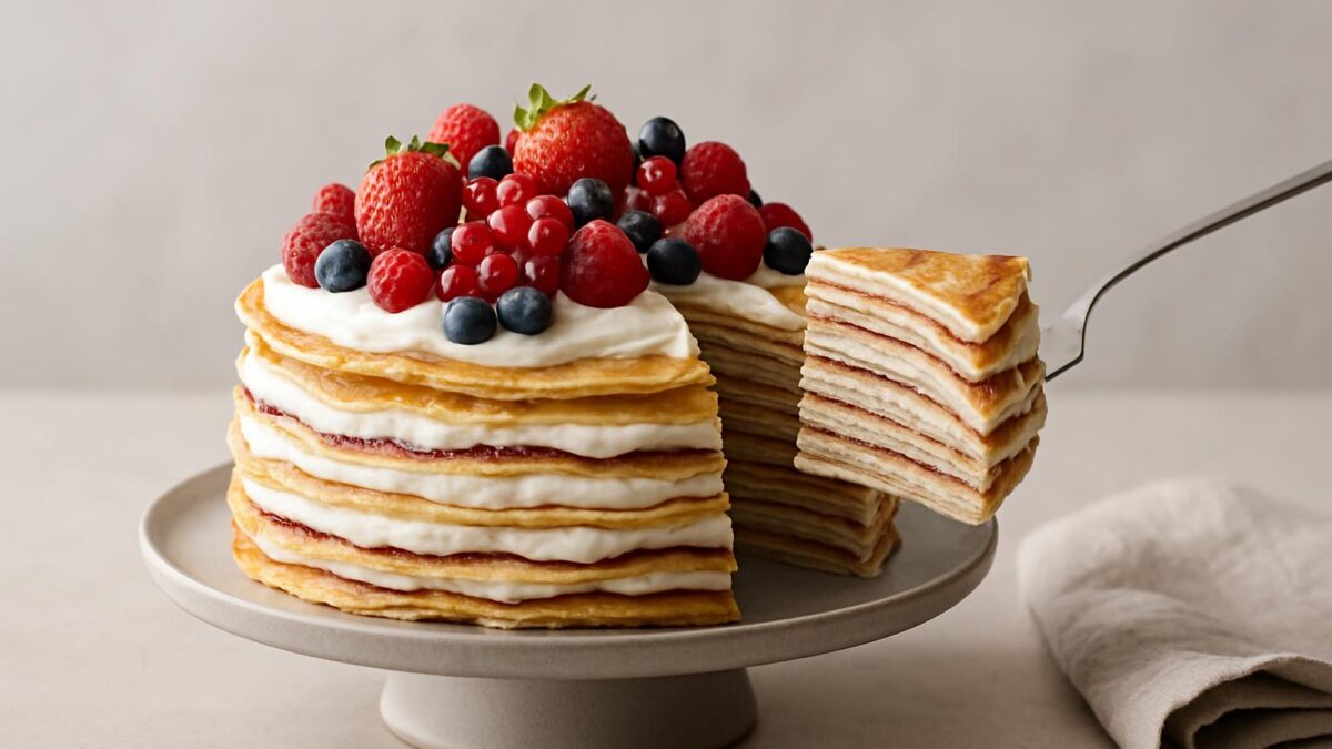 Pannkakstårta, den perfekta avslutningen för söta helger