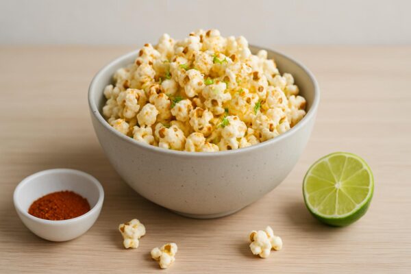 Popcorn med chili och lime