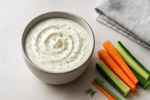 Ranchdressing med vitlök