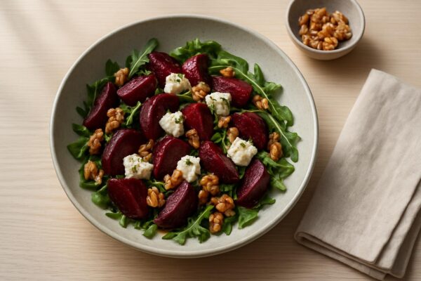 Rödbetssallad med chèvre