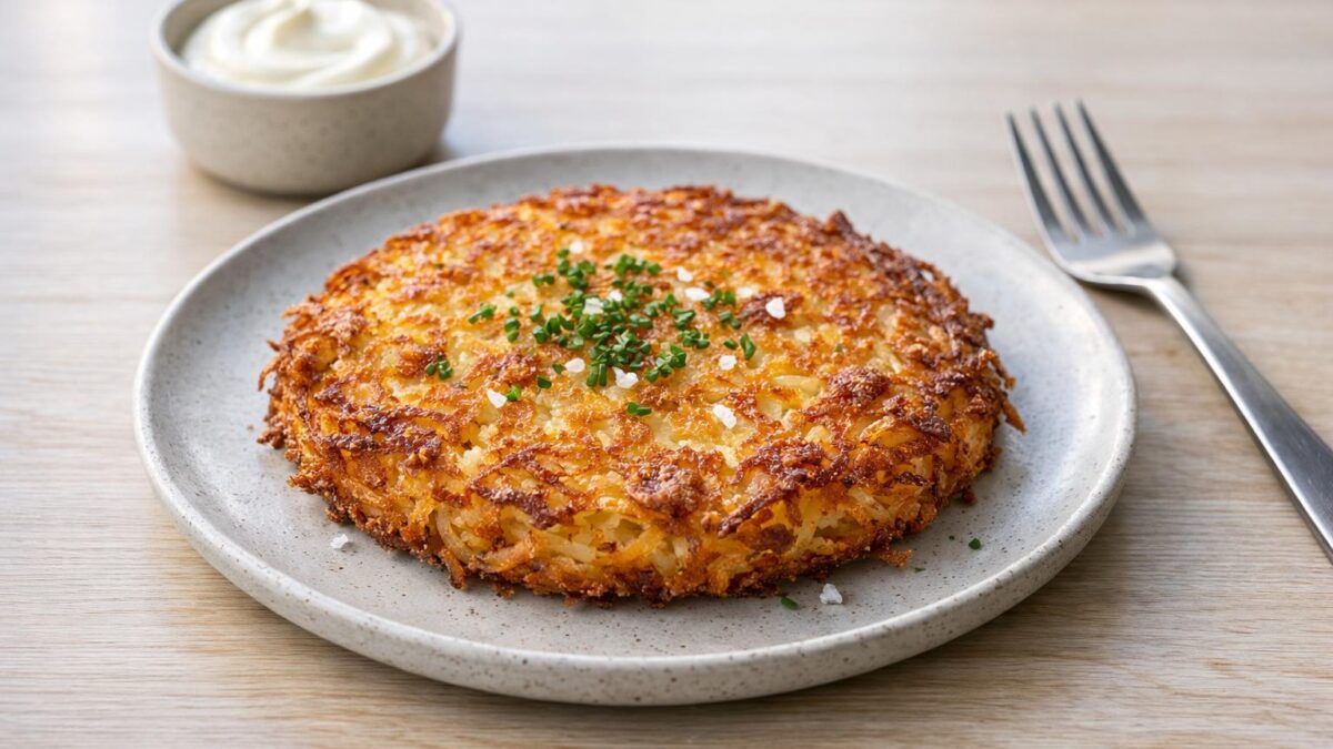 Rösti – krispig potatiskaka är en kärleksfull start för en mysig måltid