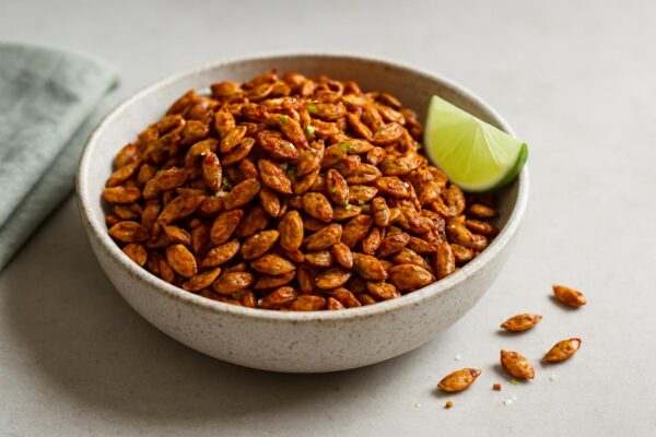 Rostade pumpafrön med chili