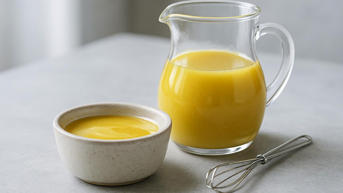 Salladsdressing med vinäger framkallar fräsch vardagsglädje till bordet.