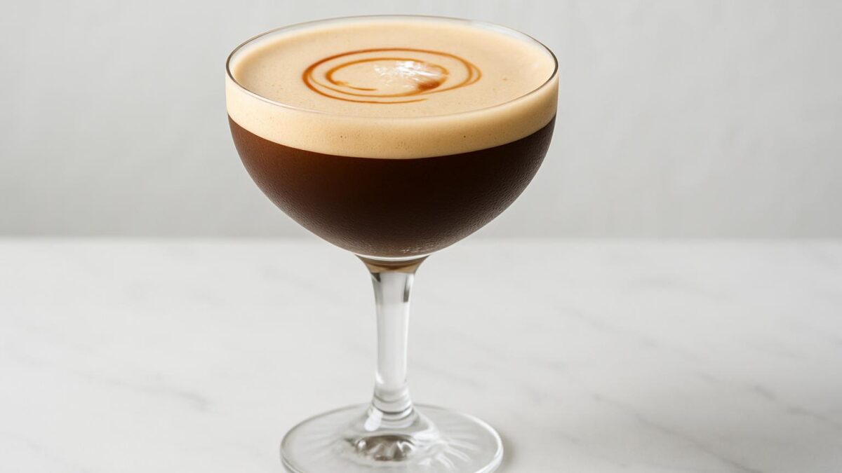 Salted Caramel Espresso Martini den perfekta drinken för lata sommarkvällar