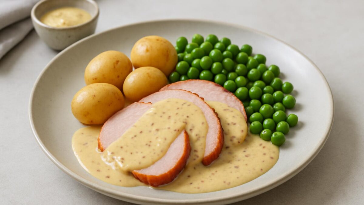 Senapssås till kassler – den perfekta lunchen för lata sommardagar.