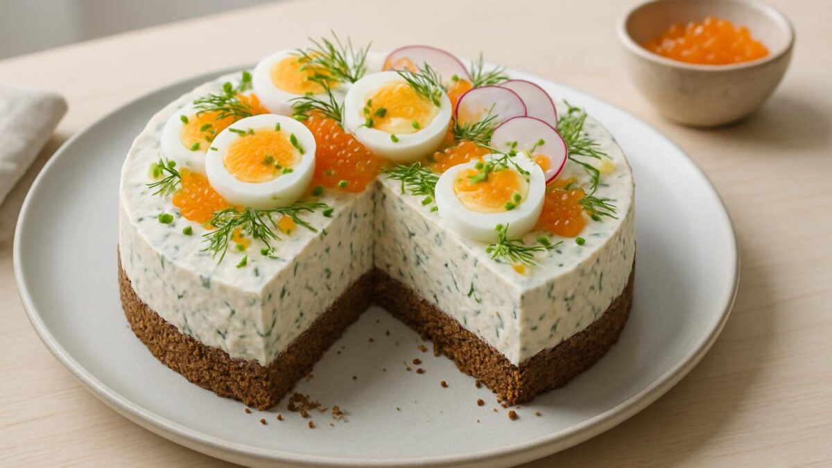 Silltårta en bufféklassiker för midsommar och festlig helg.