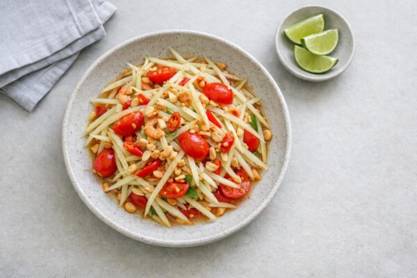 Som tam (grön papayasallad)