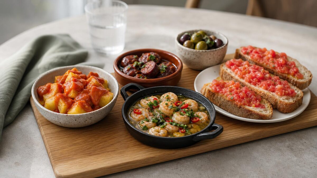 Tapas – spanska smårätter den perfekta mingelbricka för helgmys och gemenskap.