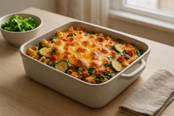 Vegetarisk pastagratäng