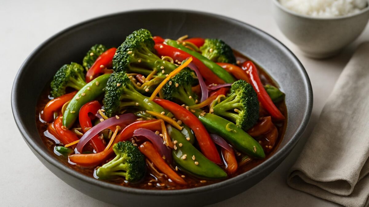 Wokade grönsaker med sesam – smakrik snabb vardagsglädje.
